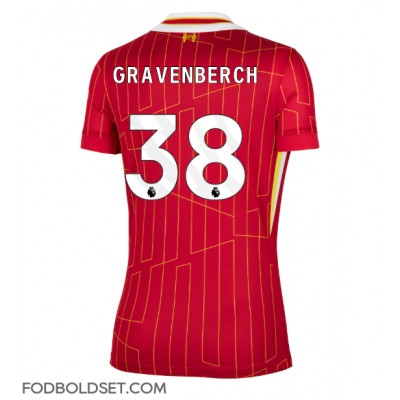 Liverpool Ryan Gravenberch #38 Hjemmebanetrøje Dame 2024-25 Kortærmet Liverpool Ryan Gravenberch #38 Hjemmebanetrøje Dame 2024-25 Kortærmet
